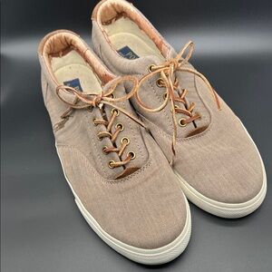 Polo by Ralph Lauren Men's Tan Canvas Sneakers